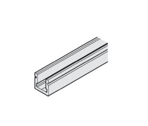 Hafele 943.31.960 Guide Channel, 6000 mm Length, Not drilled, Aluminum