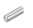 Hafele 946.03.600 Lower Guide Channel, Pre-drilled, For Hawa Junior, 6 m Length, Aluminum, Anodized