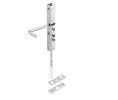 Hafele 946.21.100 Bar Bolt Lock, Hawa Doorfix, 45/64" Backset, Steel, Galvanized