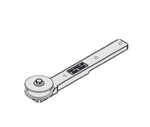 Hafele 947.00.048 Guide Pulley Wheel, with Mounting Screws, for Hawa Telescopic, Long