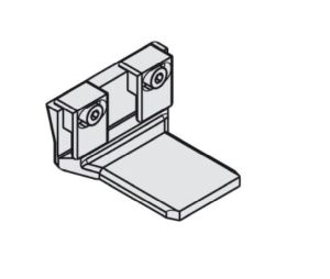 Hafele 947.00.050 Driver, Wide, for Hawa Telescopic, Silver coloured anodized