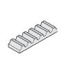 Hafele 947.00.054 Toothed Belt, Glass-fiber Reinforced, for Hawa Telescopic/Motronic, 2.7 m, Black