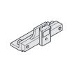Hafele 947.00.056 Clamping Element for Fastening Continuous Toothed Belt, Telescopic, For 2 and 4 doors