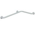 Hafele 988.65.199 Grab Bar, HEWI 801 Series, L-Shaped, 953 x 495 mm (37-1/2" x 19-1/2"), 33 mm (1-5/16") Diameter, Polyamide, Pure White