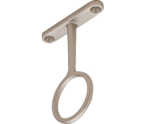 Hafele 802.06.067 Gold Wardrobe Tube/Rail Synergy Center Support - 50 Pcs.