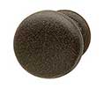 Hafele 125.88.051 Rust Iron Knob Bordeaux Collection 32x32mm - 25 Pcs.