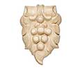 Hafele 194.78.163 Maple Carved Onlay Ornament Bordeaux Collection 2-5/16"x3-1/2" - 10 Pcs.