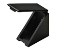 Hafele 260.24.340 Black Angle Bracket w/ Cover Cap 19x34x34mm - 1 Pc.