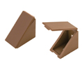 Hafele 260.24.140 Brown Angle Bracket w/ Cover Cap 19x34x34mm - 1 Pc.