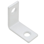 Hafele 260.35.740 White Angle Bracket 1/2"x1-1/16"x1-1/16" - 1 Pc.
