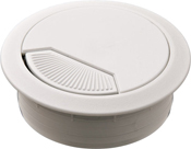 Hafele 429.99.520 Light Gray Round Cable Grommet Set 60mm - 100 Pcs.