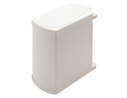 Hafele 502.62.710 White Hinged Side Panel/Door-Mounted Trash Bin