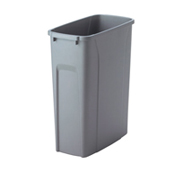 Hafele 503.13.993 Frosted Nickel Replacement Trash Bin 35 Quarts