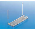 Hafele 521.61.620 Nickel Matt/Stainless Steel Shelf Backsplash Railing System 