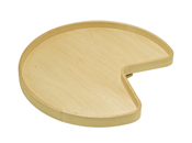 Hafele 542.58.123 Maple Kidney Revolving Shelf/Tray 32"