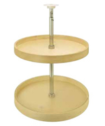 Hafele 542.58.154 Maple Full Round Revolving Shelf/Tray Set 20"