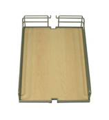 Hafele 546.63.234 Chrome/White Arena Tray Storage Set 16"