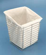 Hafele 547.42.487 Cream Cotton Cloth Laundry Basket Bag 23"x13-7/16"x19-1/2"