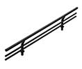 Hafele 547.51.102 Dark Oil-Rubbed Bronze Shoe Fence 17" - 1 Pc.