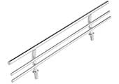 Hafele 547.51.203 Chrome-Plated Shoe Fence 23" - 1 Pc.