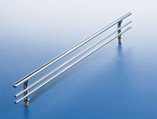 Hafele 547.51.263 Chrome-Plated Fence Rail 21-1/2" Length
