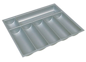 Hafele 556.53.511 Silver Cutlery Tray Drawer Insert 18" - 1 Pc.