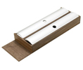 Hafele 556.91.650 Walnut Fineline Roll Holder 