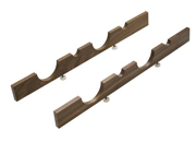 Hafele 557.47.720 Walnut Fineline Wine Storage Rack Set