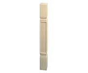 Hafele 635.74.420 Oak Square Wood Post Arcadian Collection 34-1/2"x3-1/2"x3-1/2"