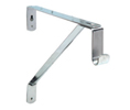 Hafele 805.39.201 Chrome Wardrobe Bracket for Oval Tube
