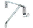 Hafele 805.39.202 Chrome Wardrobe Bracket for Round Tube - 40 Pcs.