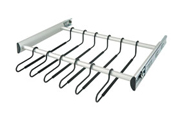Hafele 805.58.235 Chrome-Plated Pants Rack Synergy Collection 30" Width