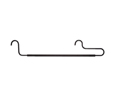 Hafele 805.58.330 Wardrobe Wire Pants Hanger Synergy Collection - 1 Set