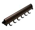 Hafele 807.67.183 Dark Oil-Rubbed Bronze Synergy Elite Fixed Accessory Hook/Rack 15-1/4" - 1 Pc.