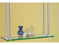 Hafele 828.50.408 Matt Chrome Beta Shelf Suspension System