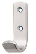 Hafele 842.01.909 Anodized Aluminum Coat Hook - 10 Pcs.