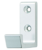 Hafele 842.20.959 Silver Anodized Aluminum Coat Hook - 20 Pcs.