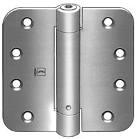Hager 1252 4x4in US10 Satin Bronze Single Acting Spring Hinge-Full Mortise-Standard Weight-Steel Base