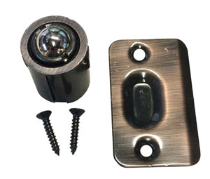 Hager 1447 US10A Antique Bronze Drive in Ball Catch