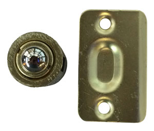 Hager 1447 US4 Satin Brass Drive in Ball Catch