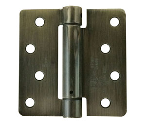 Hager 1751 4x4in ABA/US5 Antique Brass - 30112 Single Acting Spring Hinge-Full Mortise-Residential Weight-Steel Base