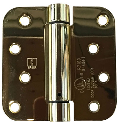 04653 Single Acting Spring Hinge-Full Mortise-Residential Weight-Steel Base