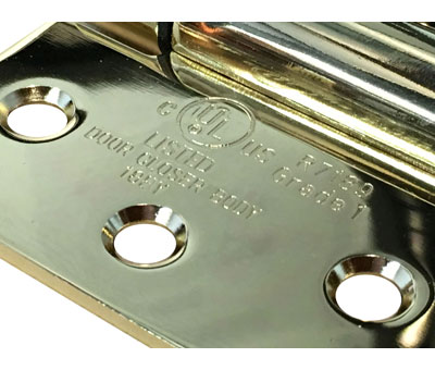 04653 Single Acting Spring Hinge-Full Mortise-Residential Weight-Steel Base