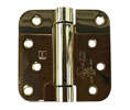 Hager 1752 4x4in US3 - Bright Brass - 04653 Single Acting Spring Hinge-Full Mortise-Residential Weight-Steel Base