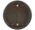 Hager 2-659-0167 BL Surface Mount Box for 4.5" Round Actuator - Black