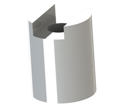 Hager 2-659-0227 DBZ 35mm Replacement Spindle for 8400 Series Low Energy Power Operator - Dark Brown