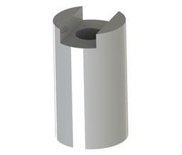 Hager 2-659-0228 ALM 50mm Replacement Spindle for 8400 Series Low Energy Power Operator - Aluminum