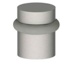 Hager 248G US26D Satin Chrome Modern Style Universal Stop