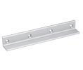 Hager 2-679-0491 ALM 1-1/2" x 1-1/2" Angle Bracket for 11” (279 mm) Single Magnetic Lock - Aluminum