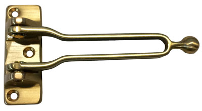 Satin Bronze Security Door Guard